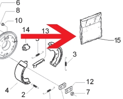 Brake Shoe Set Front